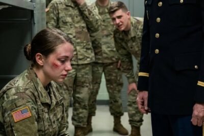 THE GENERAL FROZE WHEN HE SAW THE BRUISES ON HER FACE. THEN HE STARED HARDER… AND WHISPERED, “YOU’RE HER?!”