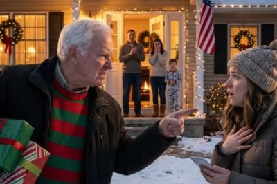 THE NIGHT MY FATHER THREW MY CHRISTMAS GIFTS INTO THE SNOW AND SCREAMED “GET OUT OF MY HOUSE”… HE HAD NO IDEA THE HOUSE WAS MINE.