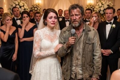 **THEY LAUGHED WHEN I MARRIED A “HOMELESS MAN”… BUT WHEN HE TOOK THE MIC, THE TRUTH HE REVEALED LEFT THE ENTIRE CHURCH IN TEARS**