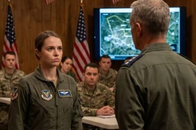 **“You’re in the wrong room, sweetie!” my brother shouted across the briefing hall. “Real pilots only — not girls looking for a husband!” The room roared. Then the General walked in… and everything flipped. “Falcon One,” he said. “Floor’s yours. Give them hell.”**