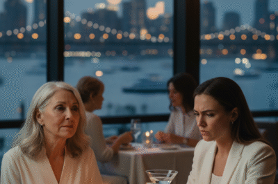 **On the night of my fifty-ninth birthday, my daughter looked at me over a flickering restaurant candle and said, “Mom, stop asking for money. It’s embarrassing.”**