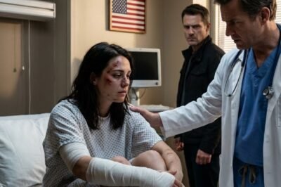 **“My husband abused and controlled me every day.  When I fainted, he rushed me to the hospital like a devoted husband, repeating the lie: ‘She fell down the stairs.’ He didn’t expect the doctor to spot signs only a trained eye would recognize. The doctor didn’t question me… He stared straight at him and said: ‘Lock the door. Call security. Call the police.’ And just like that—everything changed.”**