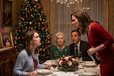 AT DINNER, MY SISTER POURED WINE OVER MY HEAD AND SCREAMED, “YOU HAVE UNTIL SUNRISE TO GET OUT OF MY HOUSE!” MY PARENTS CLAPPED. I JUST SMILED, SET A KEY ON THE TABLE, AND SAID, “THEN YOU HAVE 60 SECONDS…”