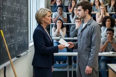 “Solve this equation,” the professor said playfully. Moments later, the janitor solved it — and the professor didn’t expect that at all
