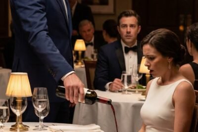 My Husband Poured Red Wine on Me in Front of His Entire Family—Then My 10-Year-Old Son Lifted a Camera and Said, “Grandpa Already Has the Videos.” The Room Froze…