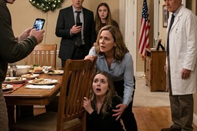 “STOP FAKING IT FOR ATTENTION.” MY SISTER SCREAMED AS I HIT THE FLOOR— AND THAT’S WHEN A VOICE FROM BEHIND THEM SAID, ‘THIS IS ALL BEING RECORDED.’