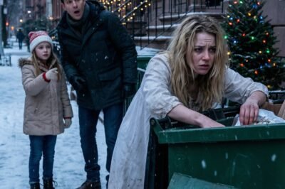 “DAD… WHY IS THAT LADY LOOKING FOR FOOD IN THE TRASH?” THE LITTLE GIRL ASKED. WHAT THE CEO DID NEXT LEFT HER SPEECHLESS.