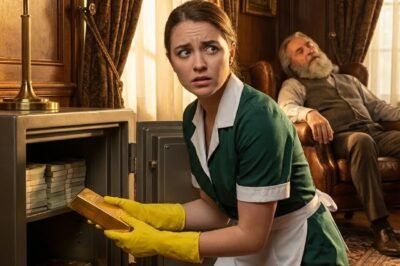 A BILLIONAIRE PRETENDED TO SLEEP WITH GOLD NEXT TO HIM — TO TEST A POOR MAID’S DAUGHTER. WHAT SHE DID MADE HIS HEART STOP.