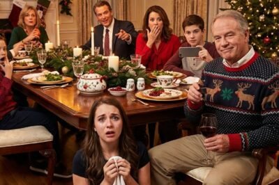 My stepdad shoved me at the Christmas table and said, “This seat belongs to my real daughter. Get out.” I hit the floor in front of twenty-three relatives.