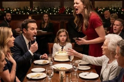 **My sister slapped my baby at Christmas dinner and told me I was “overreacting.” Everyone froze — until my husband quietly stood up, looked her dead in the eye, and said, “Please leave.” She never came back.**