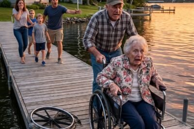 **“They pushed my wheelchair into the lake. ‘She drowned — now we get the eleven million.’ It was supposed to be the end of me. But I can swim. And the camera saw everything.”**