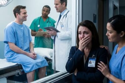 **“I ran toward the operating room to see my injured husband —  when a nurse suddenly grabbed my wrist and whispered, ‘Ma’am… hide. And trust me. It’s a trap.’ Ten minutes later, what I saw through the glass nearly stopped my heart.”**