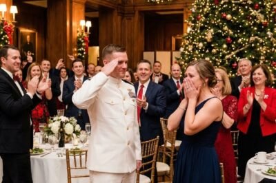 **AT MY SISTER’S REHEARSAL DINNER, THEY MOCKED MY CAREER —  UNTIL A CAPTAIN WALKED IN, SNAPPED TO ATTENTION, AND SAID ONE LINE THAT SILENCED THE WHOLE ROOM.**