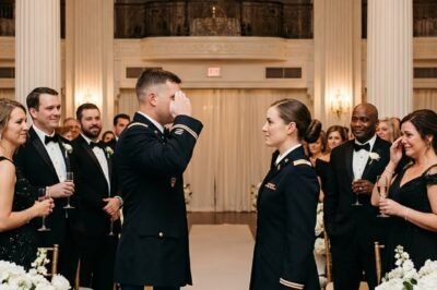 AT MY SISTER’S WEDDING, SHE MOCKED ME — THEN THE GROOM STEPPED FORWARD, SALUTED, AND SAID “MA’AM.”