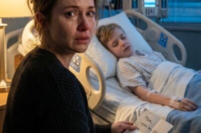 “MY SON SLIPPED INTO A COMA. THE DOCTOR SAID RECOVERY WAS UNLIKELY. MY HUSBAND BROKE AND WALKED OUT. WHEN I HELD MY SON’S HAND, I FOUND A NOTE THAT CHANGED EVERYTHING.”