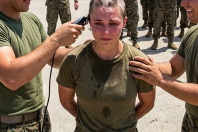 “Shave It All Off—She’s Just a Recruit.” They Laughed While They Did It. Then a General Walked In—and Everything Changed.  They shaved her head laughing.