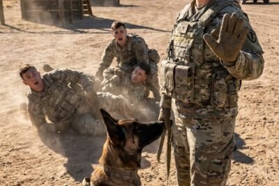 THE WAR DOG SENT FOUR HANDLERS TO THE ER — UNTIL THIS FEMALE VETERAN SPOKE ONE WORD