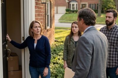 **THE MORNING AFTER I BOUGHT MY $800,000 HOUSE, MY DOORBELL RANG — AND I REALIZED MY CHILDREN WEREN’T THERE FOR ME.**