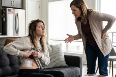 SHE RIPPED MY STITCHES OPEN WHILE CALLING ME A FRAUD. EIGHT MINUTES LATER, ONE SENTENCE ENDED HER ENTIRE PERFORMANCE.