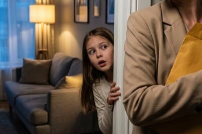 THE LITTLE GIRL WHO STAYED HOME SICK — AND OVERHEARD THE ONE SENTENCE THAT COULD DESTROY HER MOTHER’S LIFE.