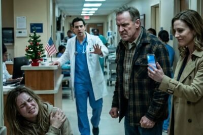 **My dad’s boot slammed into my ribs. “Shut up.” My sister laughed. Then the doctor stepped forward… and everything in that ER changed.**