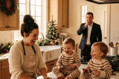 I Came Home Hours Early and Caught the Cleaning Lady Doing Something Unbelievable with My Triplets. What I Saw in That Kitchen Shattered My Ego—and Changed My Life Forever.