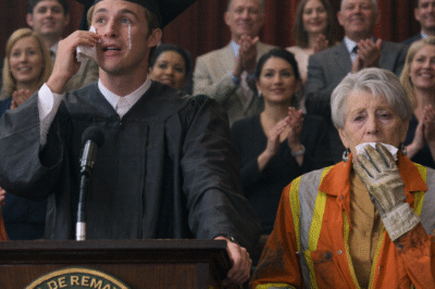 **They mocked me for being the son of a garbage collector —  but at graduation, I spoke one sentence… and the entire hall fell silent and cried.**