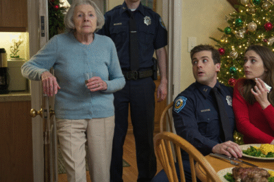 I arrived at Christmas dinner limping, my foot in a cast—because days earlier, my daughter-in-law had shoved me down my own front steps. When I walked in, my son actually laughed and said, “My wife only taught you a lesson. You deserved it.”