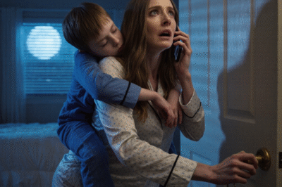 **At 2 a.m., my husband called and hissed, “Get out of that house right now—don’t make a sound.”  I grabbed my four-year-old… but when I turned the guest room knob, it wouldn’t move. It was locked—from the outside. And then a voice whispered through the door: “Don’t move.”**