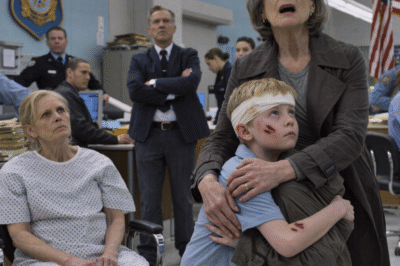 That night, when my grandson’s voice cracked through the phone—“Grandma, I’m at the police station…