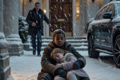 A homeless boy climbed a mansion wall to save a freezing little girl. Her billionaire father saw everything.