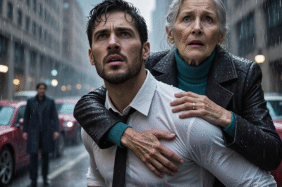 He Missed the Interview Because He Helped an Old Woman in the Rain—Then His Phone Buzzed