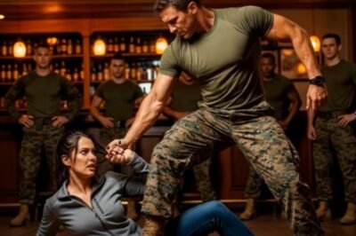 “DO YOU KNOW WHO I AM?” HE SLURRED IT RIGHT IN MY FACE— A MARINE WHO THOUGHT HE COULD SHOVE A WOMAN AT A BAR WITHOUT REALIZING SHE WAS THE ONE PERSON WHO COULD END HIS CAREER WITH A SINGLE ID CARD.