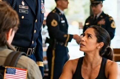 SHE THOUGHT THE WAR WAS BEHIND HER — UNTIL THREE UNIFORMED MEN WALKED INTO HER COFFEE SHOP