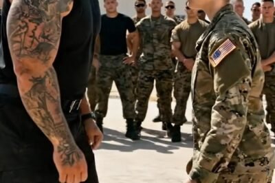 They simply tightened the circle — 282 Navy SEALs forming a silent, living arena around the one person they had already decided didn’t belong. No accusations. No orders.