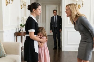 A wealthy tycoon came home early—and found his maid standing between his blind daughter and his own wife. What he witnessed shattered everything he thought he knew.