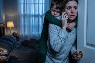 At 2 a.m., my husband called and whispered, “Get out. Now.” I tried to leave with my son… and realized the door had been locked from the outside.