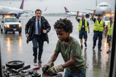 Everyone laughed—until a homeless Black girl solved the billionaire’s jet engine failure when no one else could.