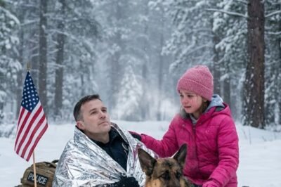 “Help… Please.” — A Little Girl Found a Police Officer Face-Down in the Snow Beside His K9… And What She Did Next Stunned Everyone