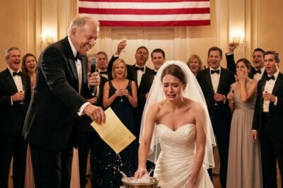 AT MY WEDDING, GRANDPA HANDED ME AN OLD PASSBOOK. MY DAD LAUGHED AND THREW IT INTO THE ICE. “TRASH BELONGS WITH TRASH.” THREE DAYS LATER, A BANK TELLER WHISPERED: “MA’AM… DO NOT LEAVE.”