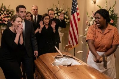 THE MAID SHATTERED THE COFFIN AT THE MILLIONAIRE’S FUNERAL — “SIR, STOP EVERYTHING… SHE’S STILL ALIVE!”