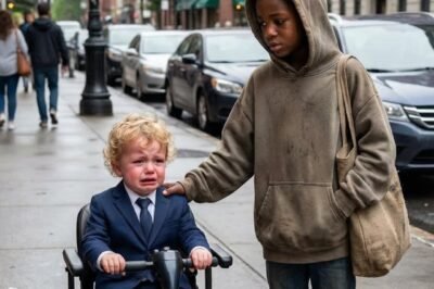 “GIVE ME YOUR WHEELCHAIR — YOU’LL WALK.” The boy in the chair broke down sobbing. One hour later… nobody in that street could explain what they saw.