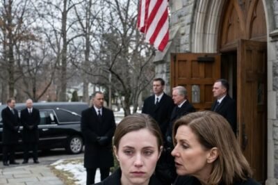 At my mother’s funeral, they blocked me at the door and called the service “private.” Minutes before the cremation, a black sedan rolled in—and my grandmother, declared dead years ago, stepped out like she’d never left. She pressed a thin file into my hand, leaned close, and whispered something that turned their smiles into pure terror.