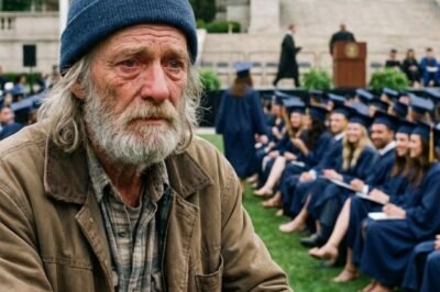 He Showed Up Homeless to His Daughters’ Graduation—Security Tried to Drag Him Out. Then one tattoo stopped the entire ceremony cold.