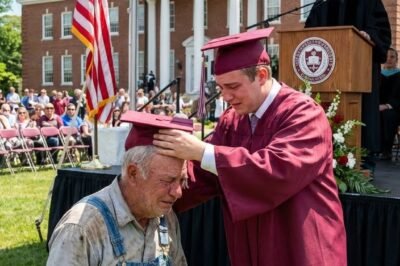 My Stepfather Spent 25 Years Pouring Concrete So I Could Earn a PhD — Then My Professor Froze When He Saw Him at Graduation