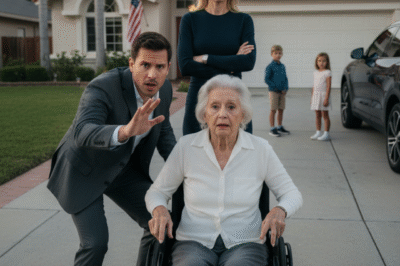 I SHOWED UP AT MY SON’S HOUSE IN A WHEELCHAIR—HE TURNED ME AWAY. THE NEXT MORNING, A BANK MANAGER STOOD UP SO FAST HIS CHAIR FELL OVER.