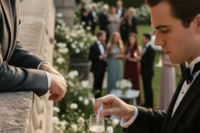 AT MY 40TH ANNIVERSARY, I SAW MY SON-IN-LAW POISON MY CHAMPAGNE. He thought the toast would be the end of me. He never realized I was already operating.