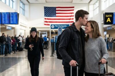 I WENT TO THE AIRPORT TO SAY GOODBYE. INSTEAD, I WATCHED MY HUSBAND PLAN MY RUIN — IN PUBLIC.