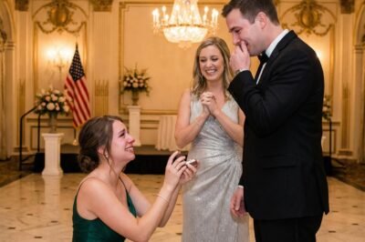 I WALKED INTO MY HUSBAND’S COMPANY GALA WITH A GIFT—AND WATCHED HIS RICH BOSS DROP TO ONE KNEE AND PROPOSE TO HIM. HE SAID YES. I LEFT SILENTLY… AND PULLED MY 67% STAKE.