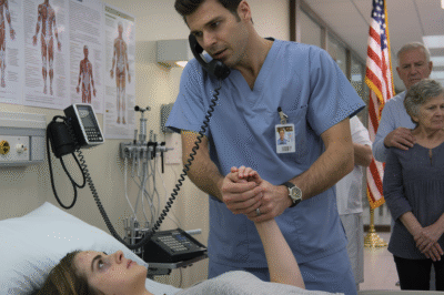 “SHE FELL OFF HER BIKE.” THE DOCTOR LOOKED AT MY ARM—AND PICKED UP THE PHONE TO CALL 911.